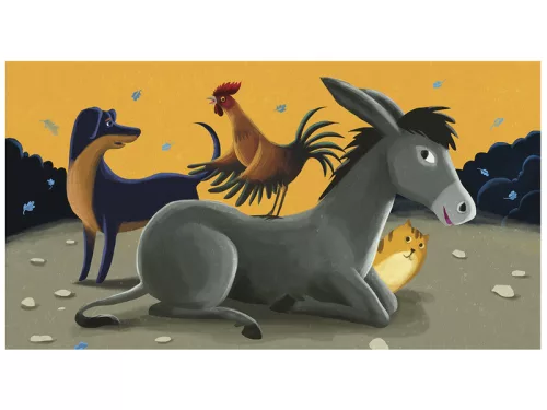 Diafilm - A Brémiai muzsikusok (Horváth Ildi rajzaival)