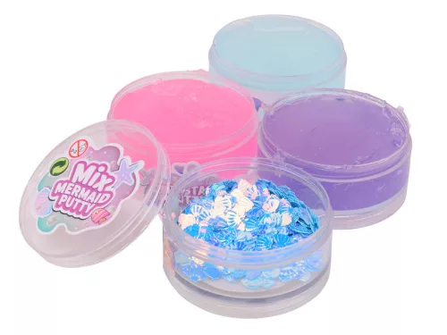 3 színű sellő kristály putty