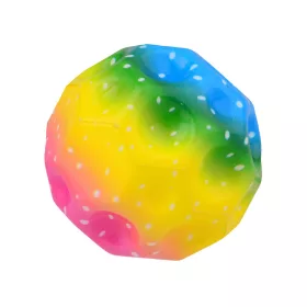 Szivárványos pattogó labda, 7 cm