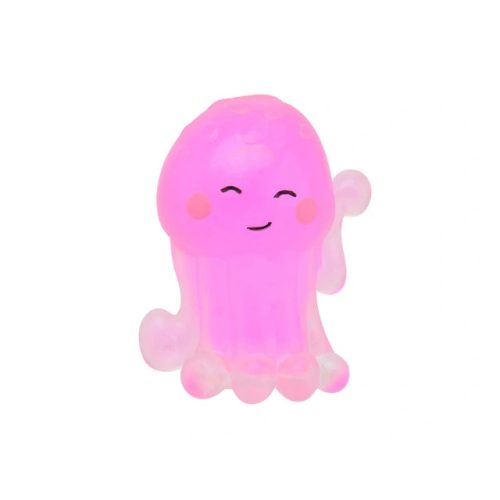 Átlátszó stresszoldó polip, 4 szín