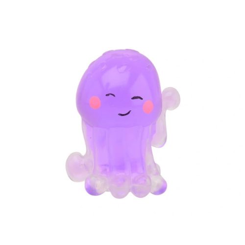 Átlátszó stresszoldó polip, 4 szín