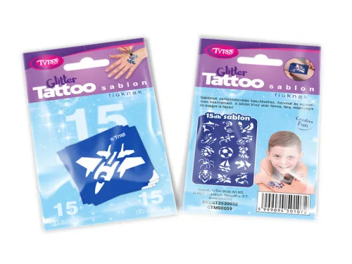 Tytoo Fiús sablon szett 15 db-os
