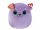 Ty Squishy Beanies párna alakú plüss figura BITSY, 30 cm - lila kutya