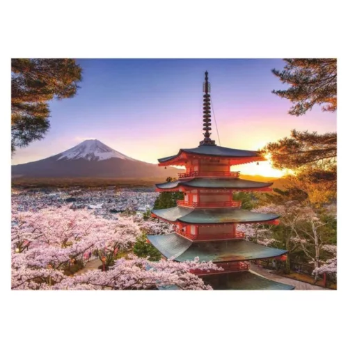 Ravensburger Puzzle 1000 db - Cseresznyefavirágzás Japánban