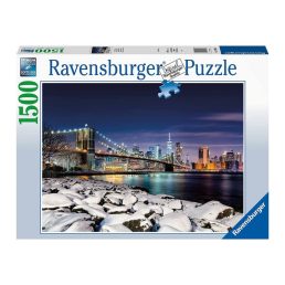 Puzzle 1500 db - Tél New yorkban