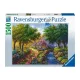 Puzzle 1500 db - Ház a folyónál