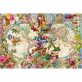 Puzzle 3000 db - Világtérkép és pillangók