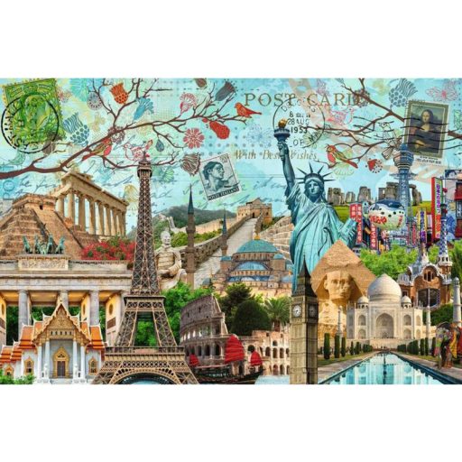 Puzzle 5000 db - Nagyvárosi kollázs