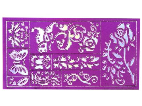 Tetováló toll 6 darabos készlet sablonnal