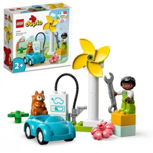 LEGO DUPLO Town - Szélturbina és elektromos autó - 10985