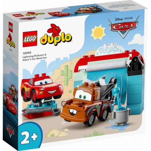 LEGO DUPLO Disney - Villám McQueen és Matuka vidám autómosása - 10996