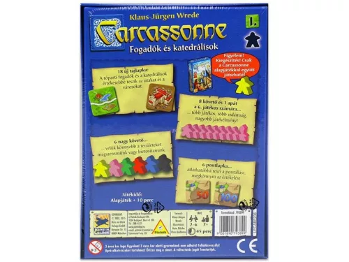Carcassonne fogadók és katedrálisok kiegészítő