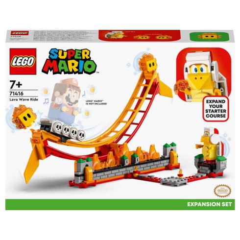 LEGO Super Mario - Lávahullám-lovaglás kiegészítő szett - 71416