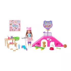 Barbie chelsea gördeszka park