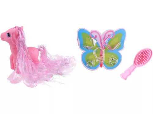 Defa Lucy hercegnő baba kislánnyal és pónival