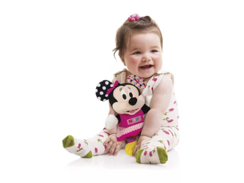 Disney Baby - Minnie Egér Első Plüssöm Csörgővel És Rágókával