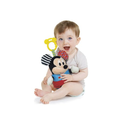 Disney Baby - Mickey Egér Első Plüssöm Csörgővel És Rágókával