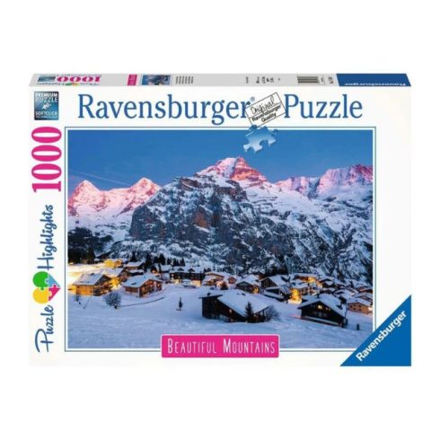 Ravensburger Puzzle 1000 db - Berner Oberland, Mürren