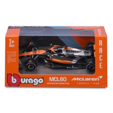 Bburago 1/43 F1 versenyautó - Mclaren MCL60 #81 (O.Piastri)