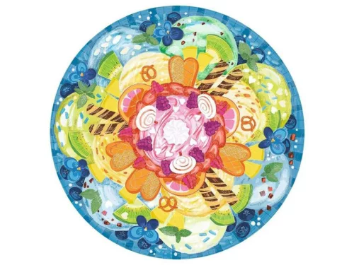 Puzzle kör 500 db - Fagylalt