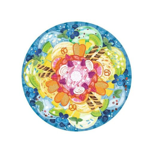 Puzzle kör 500 db - Fagylalt