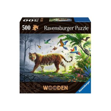 Puzzle 500 db - Tigris a dzsungelban