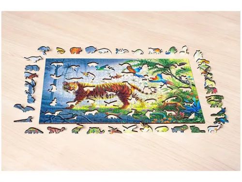 Puzzle 500 db - Tigris a dzsungelban