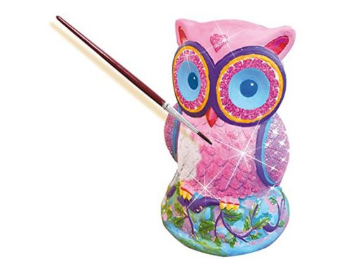 SES bagoly csillámos gipszöntő készlet