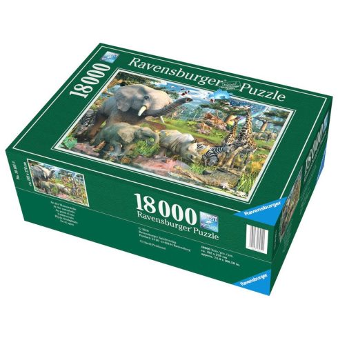 Ravensburger: Puzzle 18000 db - Az itatónál