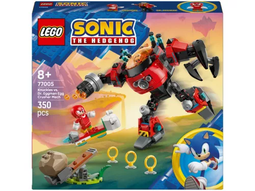 LEGO Sonic 77005 Knuckles vs. Dr. Eggman egg crusher robotja