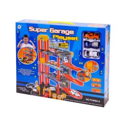 Super 4 szintes 3 emeletes parkolóház 3 autóval