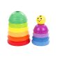 Fisher-Price 10 darabos színes csészepiramis