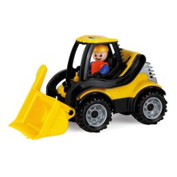 Műanyag földmunkagép, 21 cm, sofőrrel