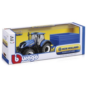 Bburago - Traktor utánfutóval New Holland 1:32