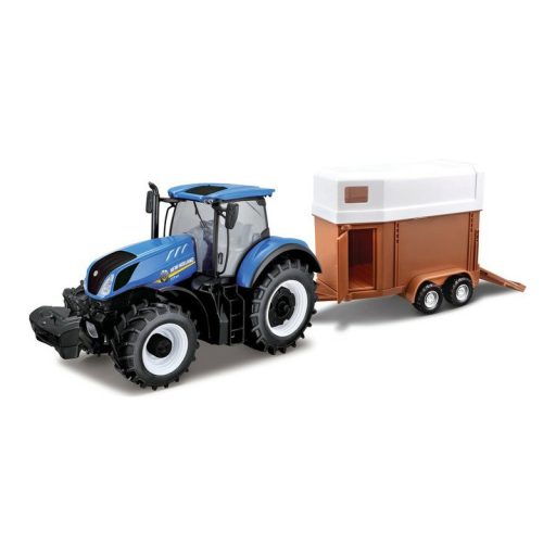 Bburago - Traktor utánfutóval New Holland 1:32
