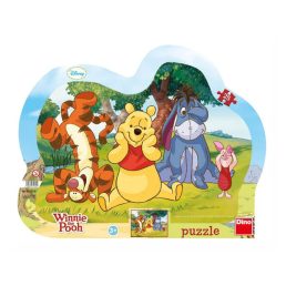 Micimackó bújócska 25 darabos puzzle