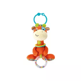 Zsiráf plüss csörgő