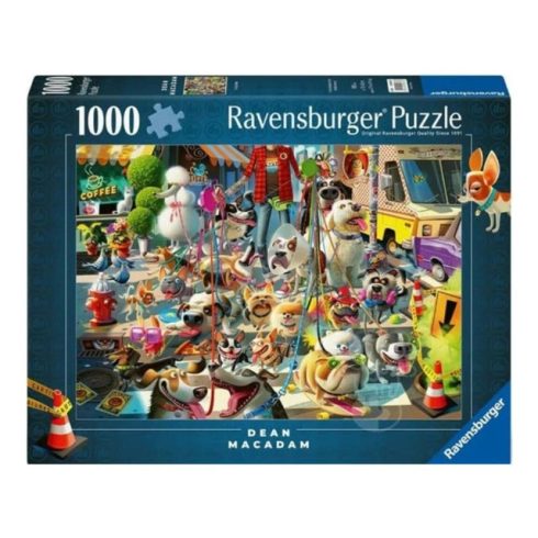 Ravensburger Puzzle 1000 db - A kutyasétáltató