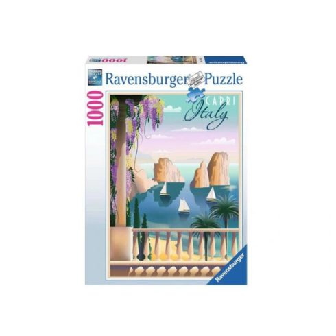 Ravensburger Puzzle 1000 db - Képeslap Capri