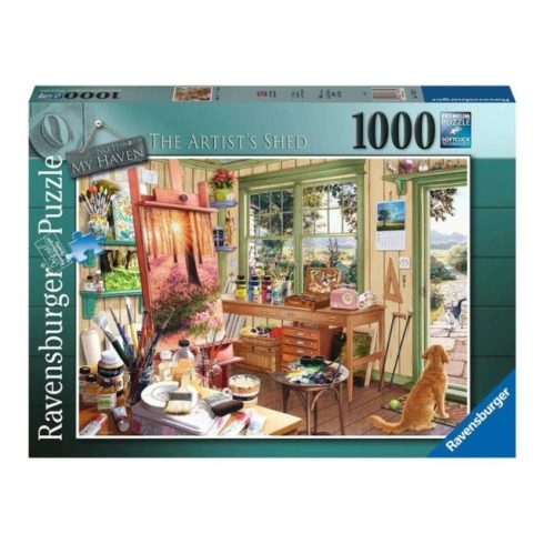 Ravensburger Puzzle 1000 db - A művész szekrénye