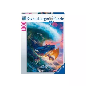 Puzzle 1000 db - Sárkány verseny