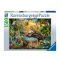 Puzzle 1500 db - Leopárdok a dzsungelben