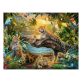 Puzzle 1500 db - Leopárdok a dzsungelben