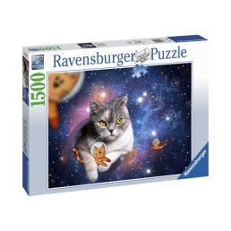 Puzzle 1500 db - Macskák az űrben