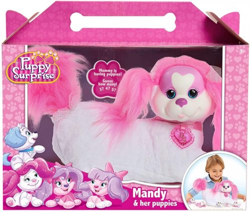 Puppy surprise-Mandy plüss mamakutya kölykökkel