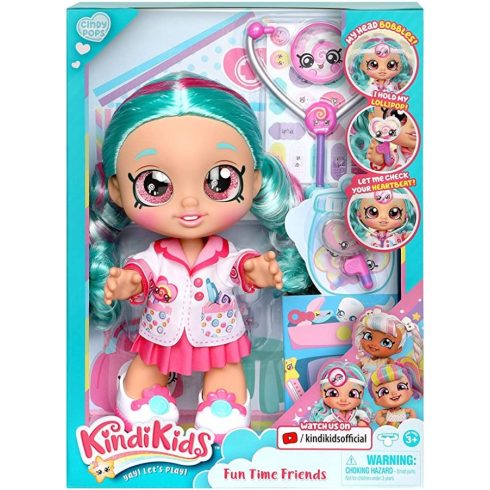 Kindi Kids - Dr. Cindy Pops baba kiegészítőkkel