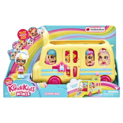 Kindi Kids Mini járművek - Iskolabusz