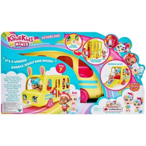 Kindi Kids Mini járművek - Iskolabusz