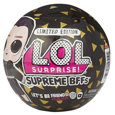 L.O.L Surprise: meglepetés fiú baba fekete ruhában
