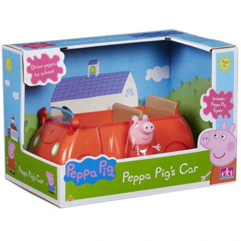 Peppa malac Peppa figura autóval